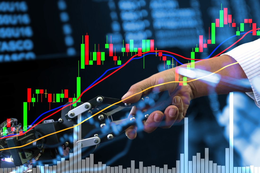 Machine learning model analysing a price chart